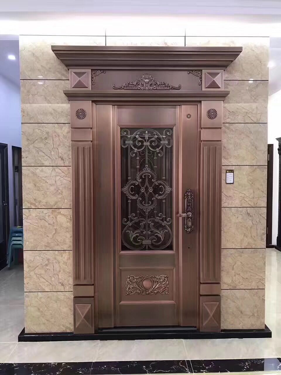 不锈钢仿铜门